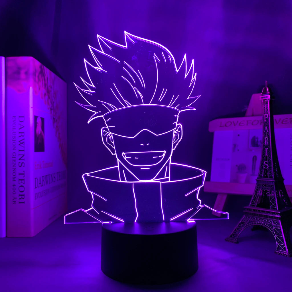 Lámpara LED 3D Jujutsu Kaisen