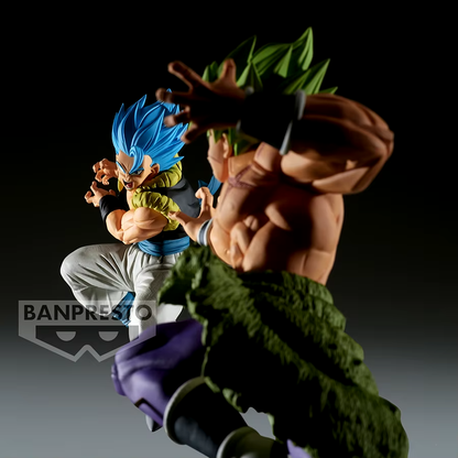 Figura Super Saiyan Broly Vs Ssgss Gogeta Match Makers Dragon Ball Super 19cm