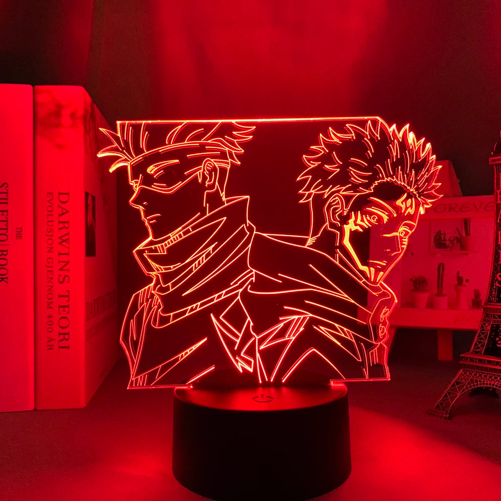 Lámpara LED 3D Jujutsu Kaisen