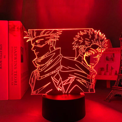 Lámpara LED 3D Jujutsu Kaisen