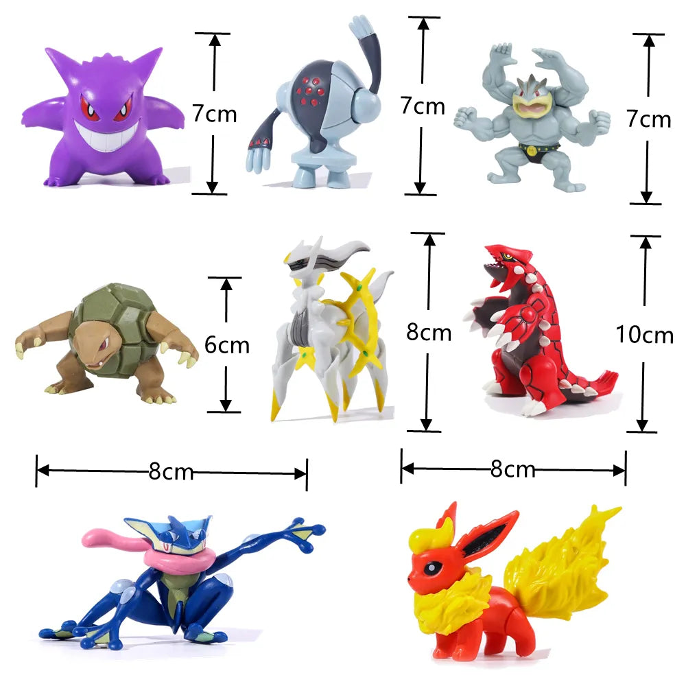 Pokemon figures 6-10cm