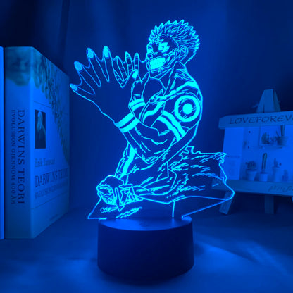 Lámpara LED 3D Jujutsu Kaisen