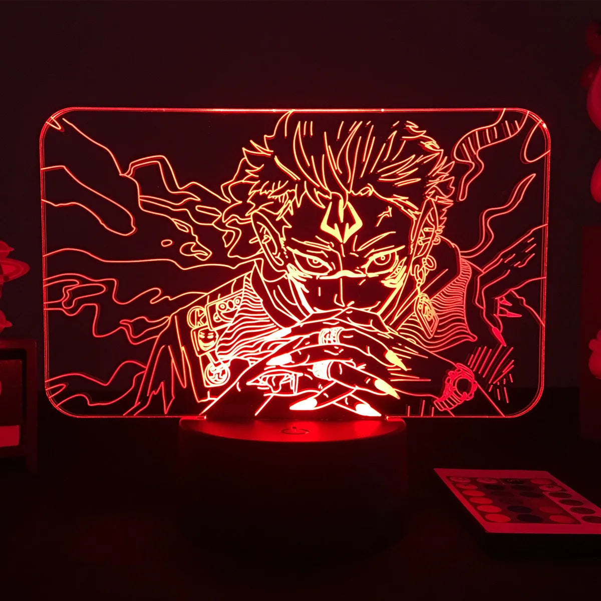 Lámpara LED 3D Jujutsu Kaisen