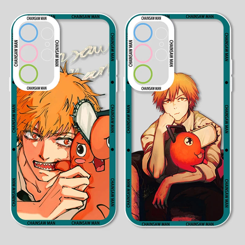 Funda Samsung Chainsaw Man Denji &amp; Pochita