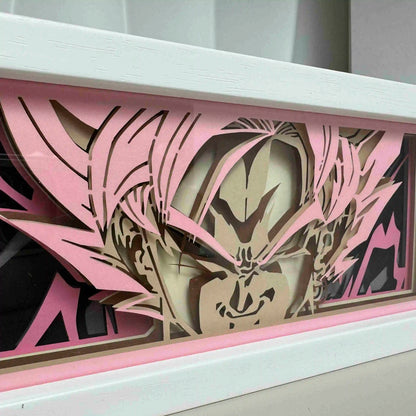 Goku Black Rose - Dragon Ball Light Box