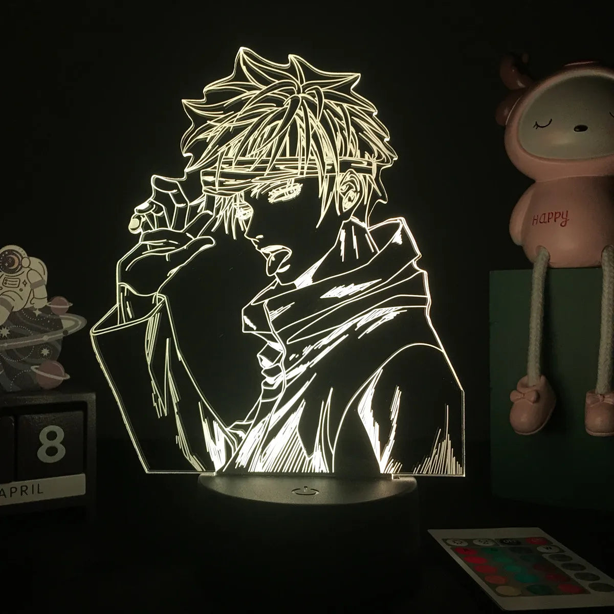 Lámpara LED 3D Jujutsu Kaisen