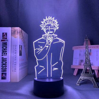 Lámpara LED 3D Jujutsu Kaisen