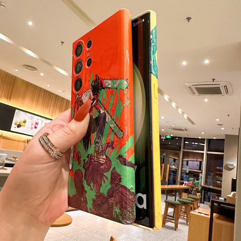 Luxury Samsung Case Chainsaw Man