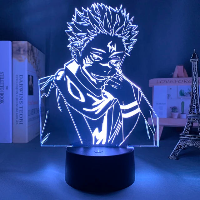 Lámpara LED 3D Jujutsu Kaisen