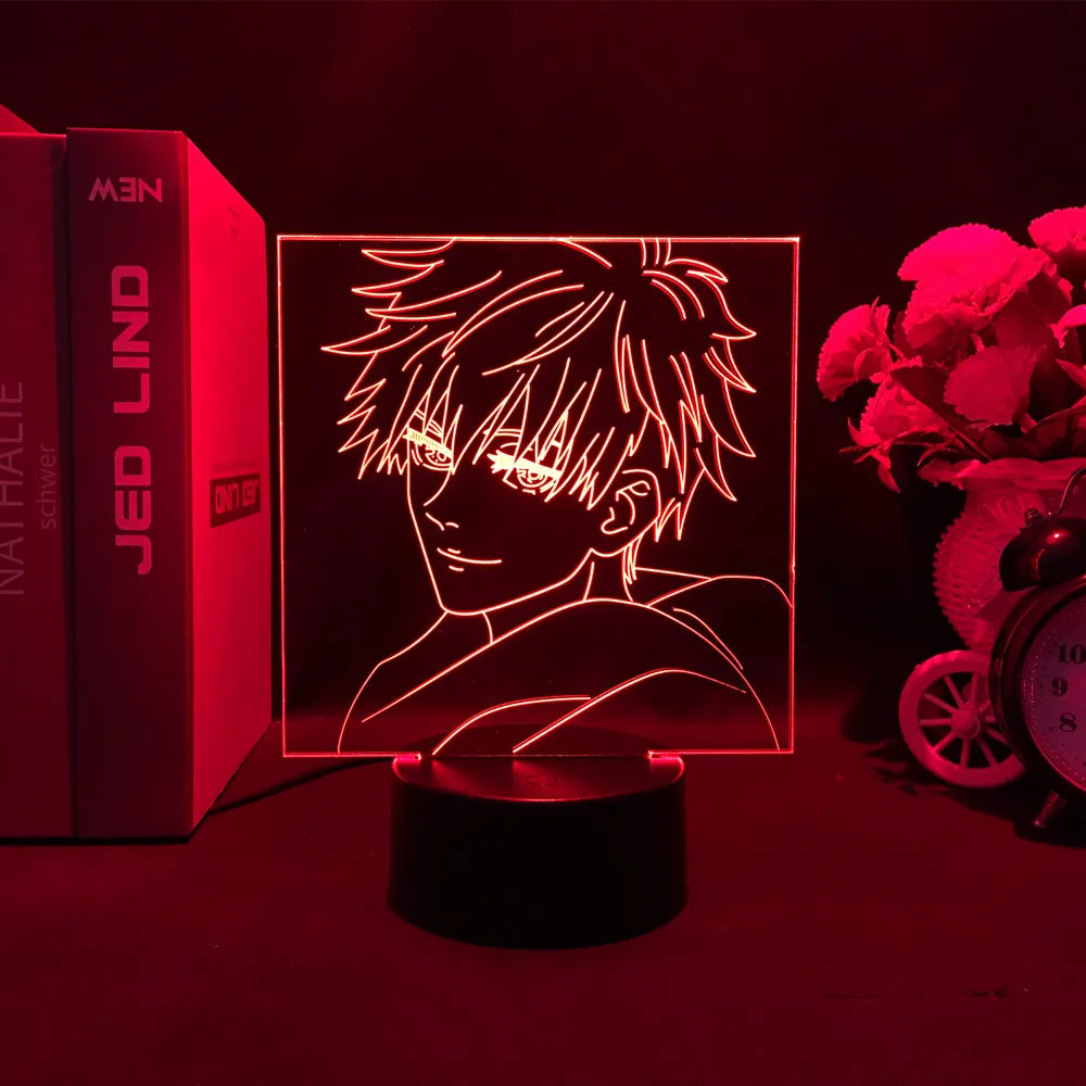 Lámpara LED 3D Jujutsu Kaisen