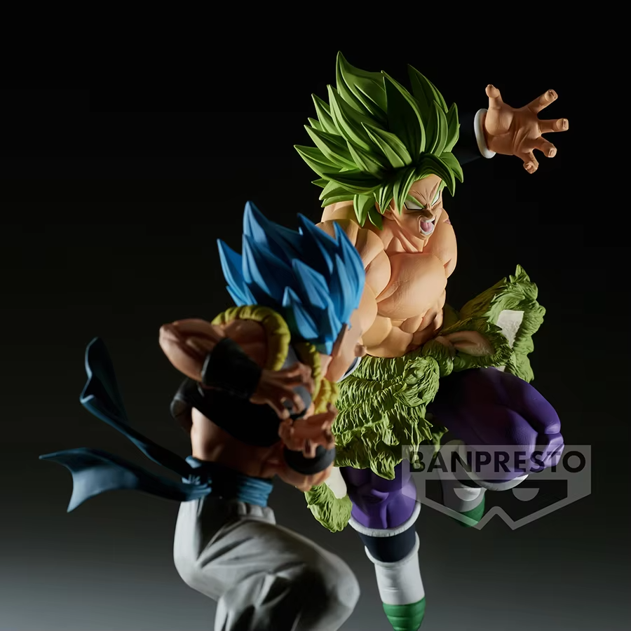 Figura Super Saiyan Broly Vs Ssgss Gogeta Match Makers Dragon Ball Super 19cm