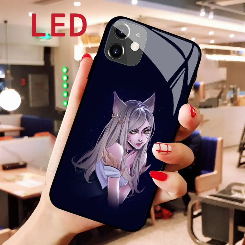 Ahri LED iPhone Case League of Legends