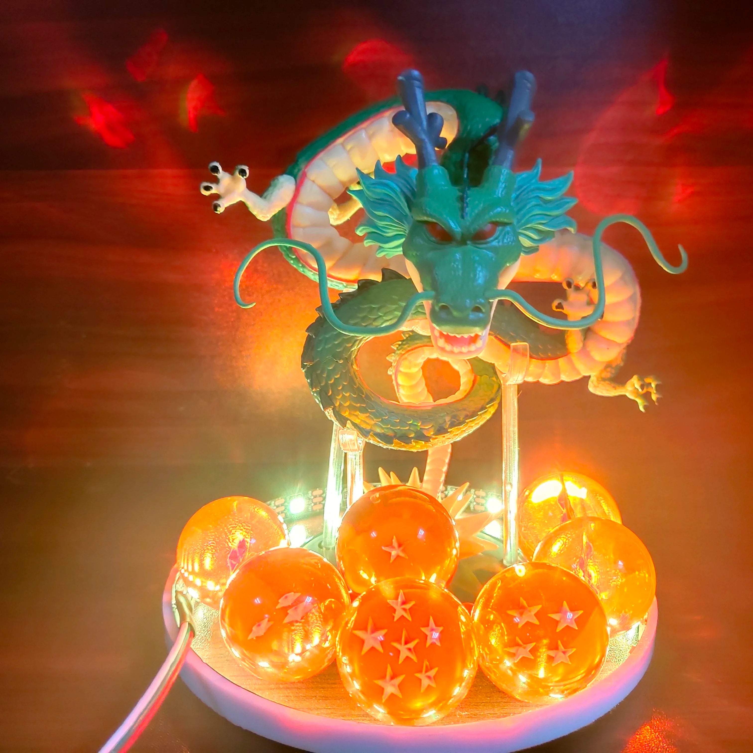 Figura Shenron &amp; Bolas del Dragón [LED]