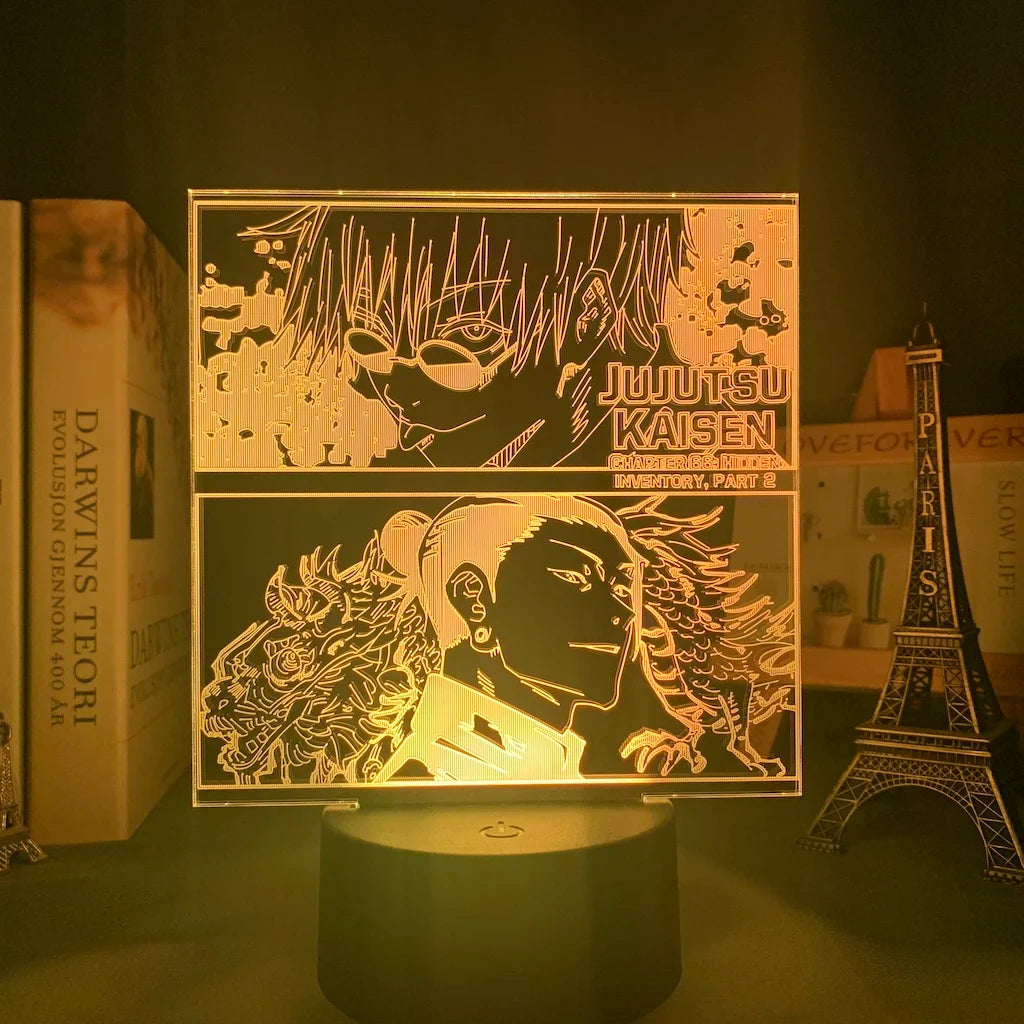 Lámpara LED 3D Jujutsu Kaisen