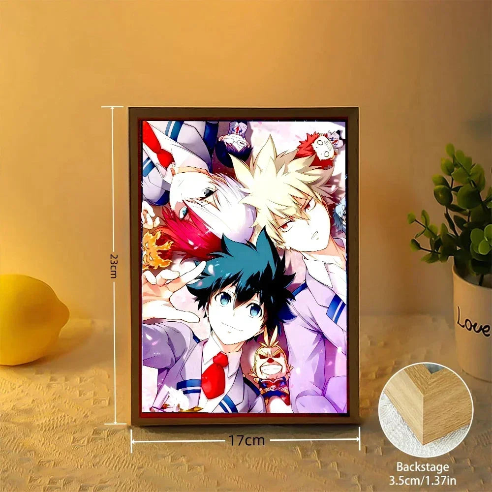 Light Frame Midroiya, Bakugo, Todoroki - My Hero Academia