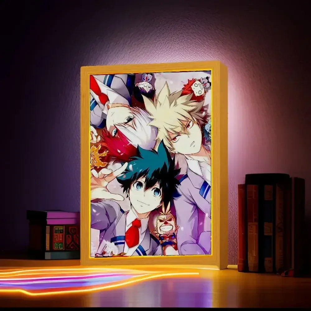 Light Frame Midroiya, Bakugo, Todoroki - My Hero Academia