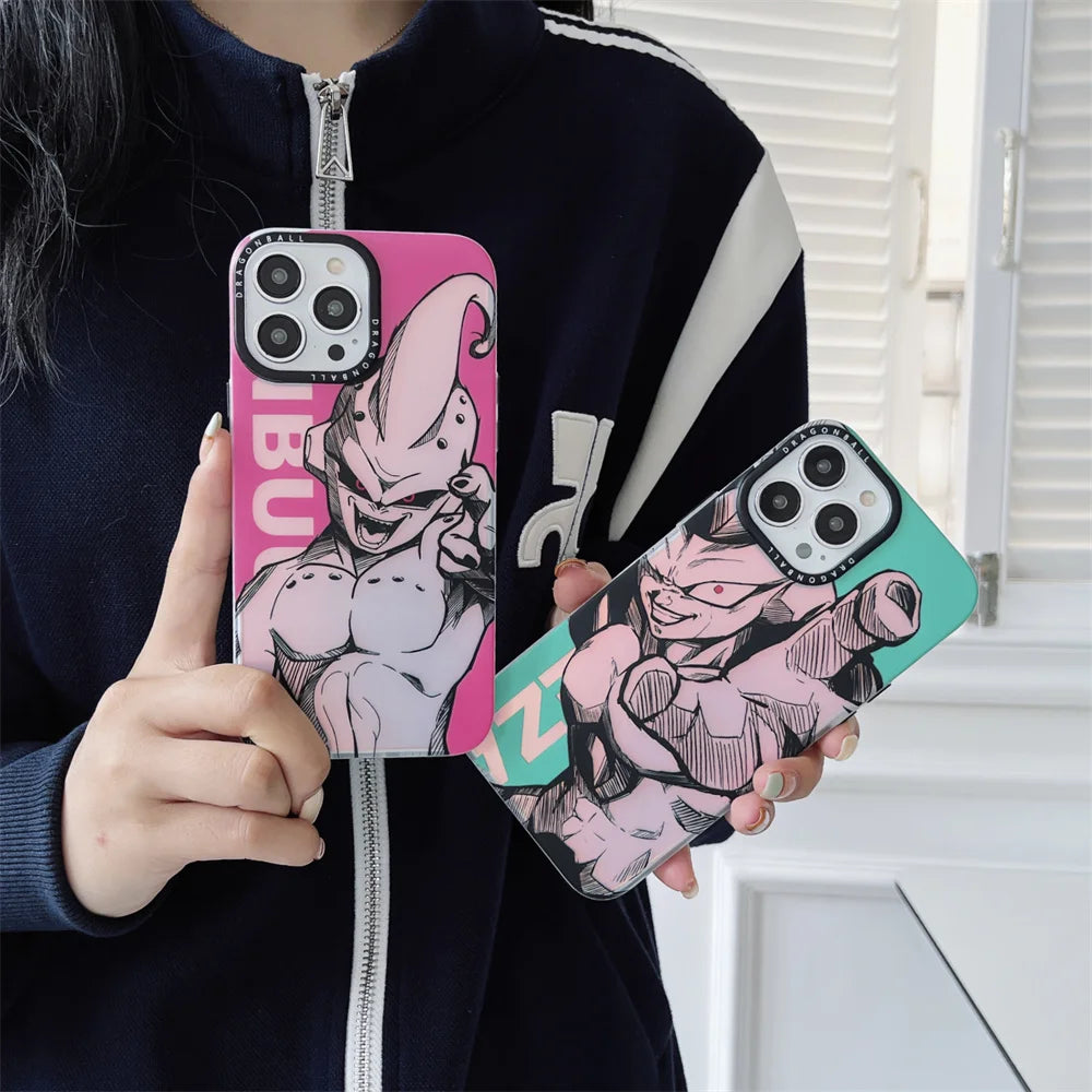 Dragon Ball iPhone Silicone Case Goku, Vegeta, Boo &amp;amp; Frieza