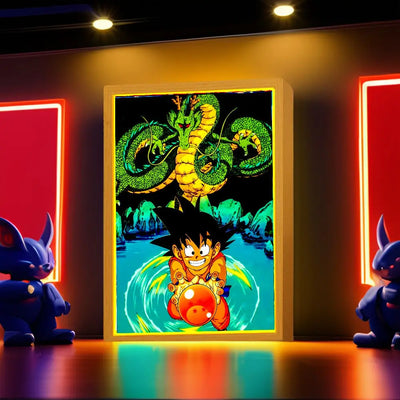 Goku & Shenron Light Frame - Dragon Ball