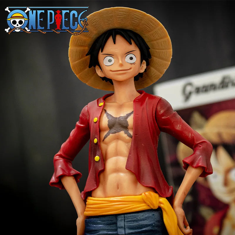 Figura de Luffy 28CM - One Piece con Cambio de Expresiones