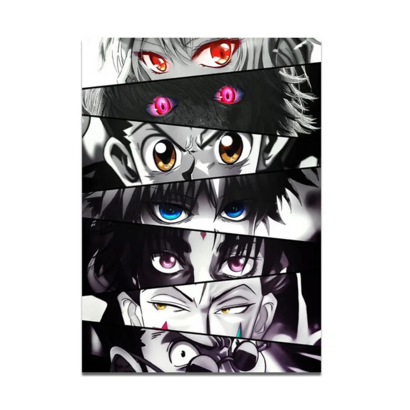 Anime Canvases: One Piece, Naruto, HxH, Attack on Titan and Dragon Ball for Decoration and Gifts