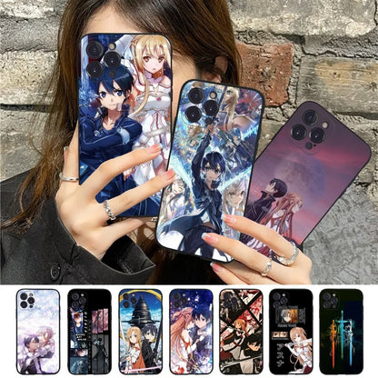 Kirito &amp;amp; Asuna Sword Art Online iPhone 14-15 Case