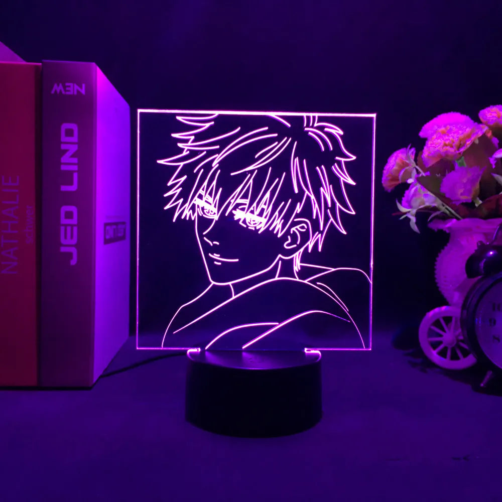 Lámpara LED 3D Jujutsu Kaisen