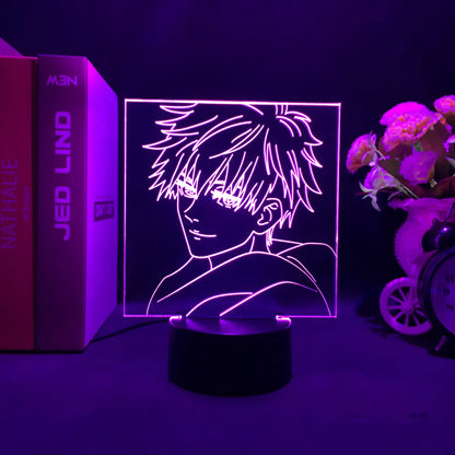 Lámpara LED 3D Jujutsu Kaisen