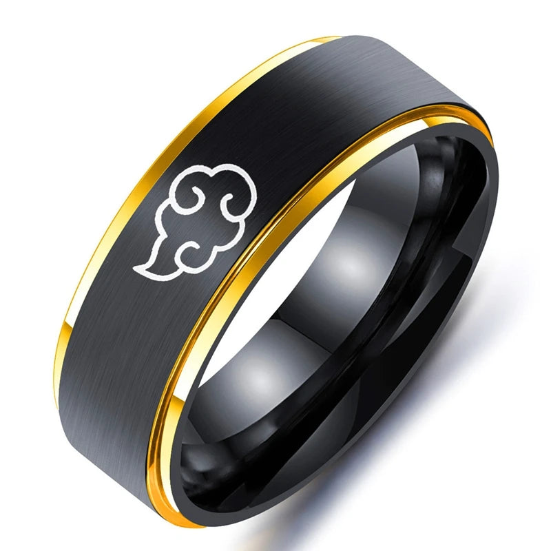 Naruto Stainless Steel Ring 8mm