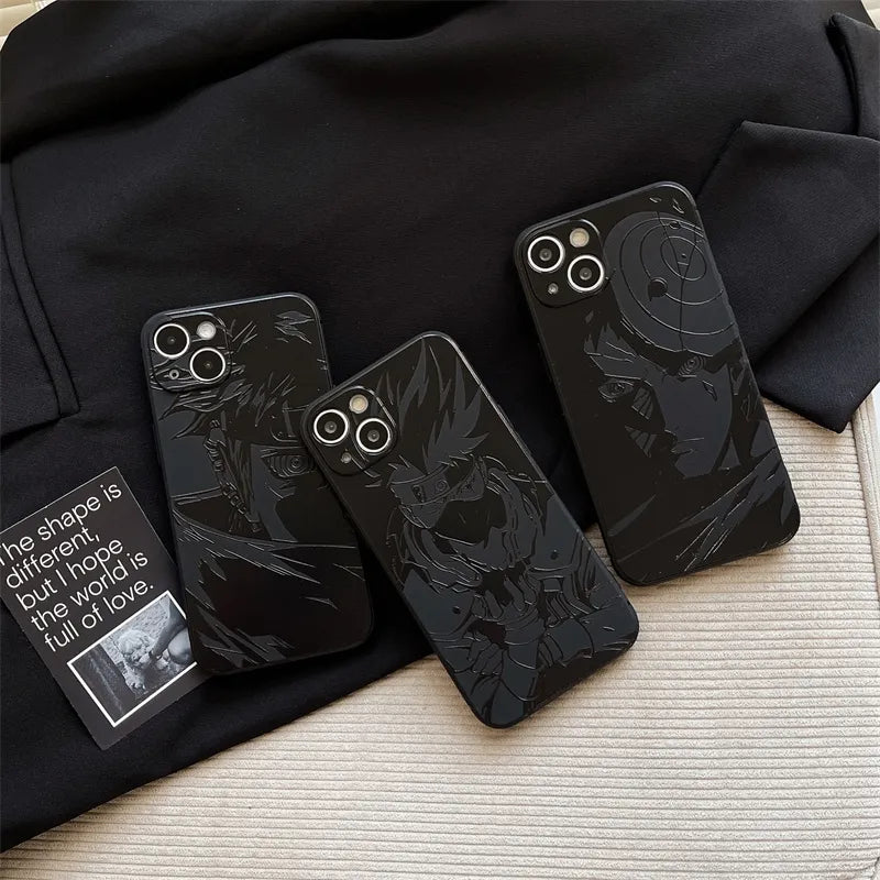 Naruto Full Black iPhone/Airpods Case