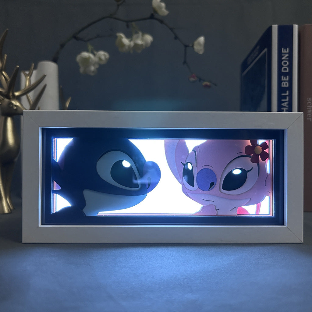 Stitch & Angel - Lilo & Stitch Light Box