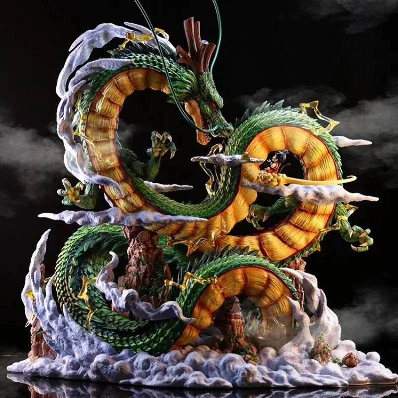 Figura de Shenron &amp; Son Goku Dragon Ball Z - Edición Limitada 22 cm