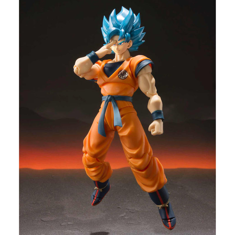 Figura Super Saiyan God Super Saiyan Son Goku Dragon Ball Super Broly 14cm