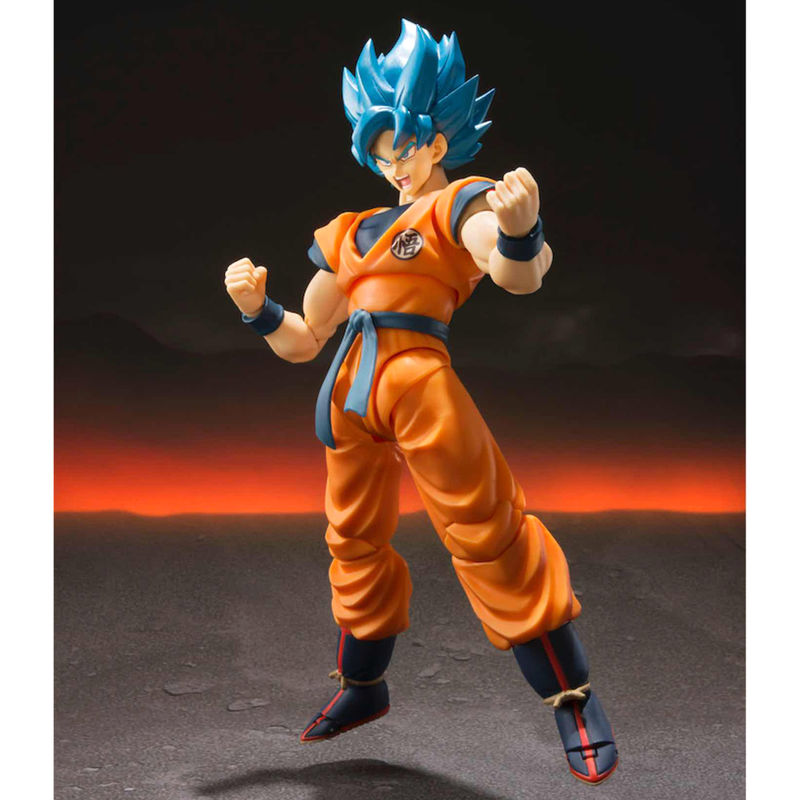 Figura Super Saiyan God Super Saiyan Son Goku Dragon Ball Super Broly 14cm