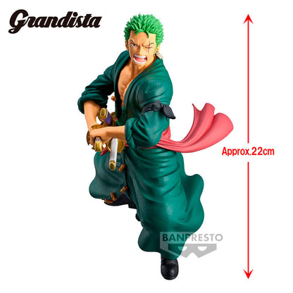 Imagen 2 de Figura Roronoa Zoro Grandista One Piece 22Cm