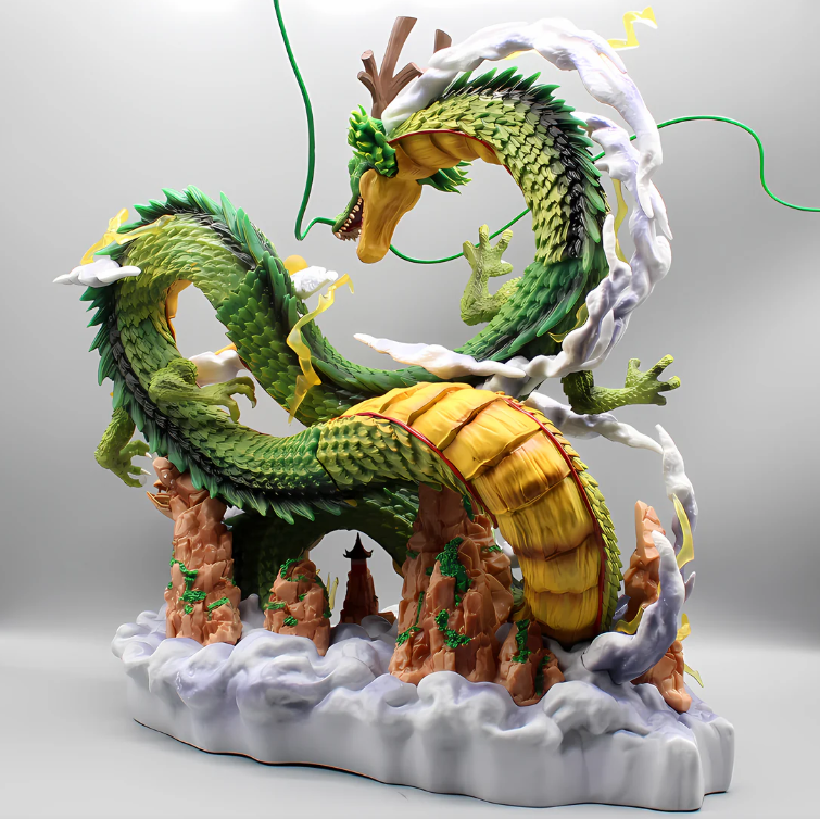 Figura de Coleccionista: Shenron &amp; Son Goku Dragon Ball Z